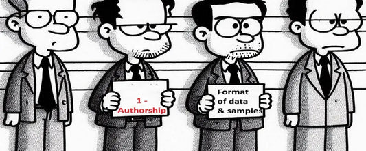 Line up of the usual suspects of collaboration disputes: authorship and data format